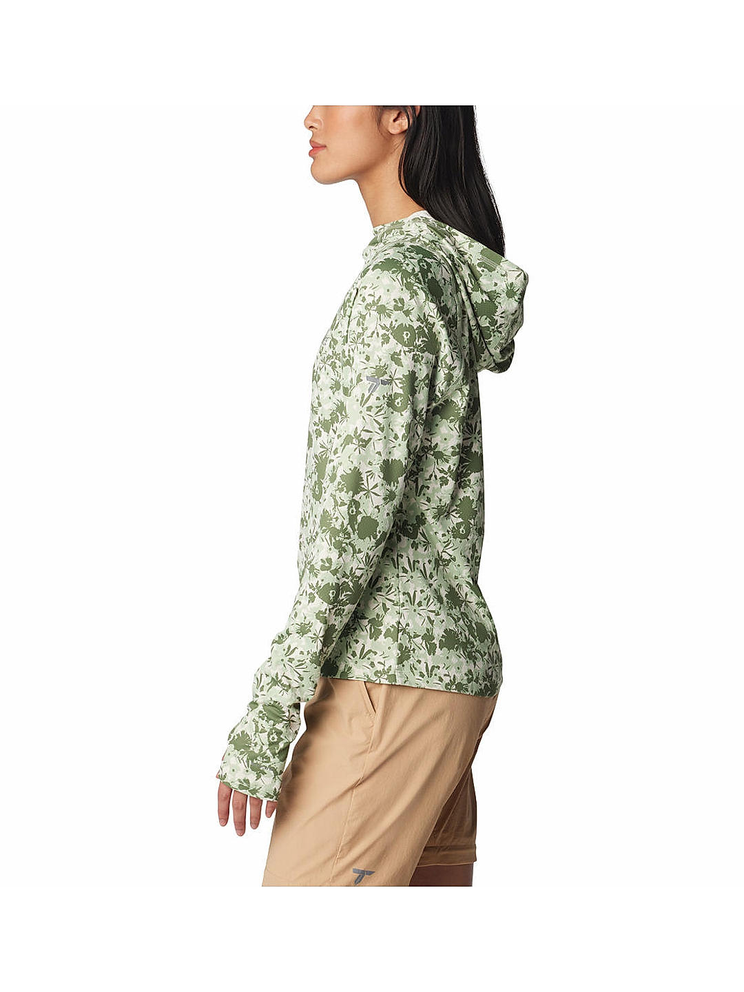 Columbia Womens Green Omni-Shade Summit Valley Hoodie 