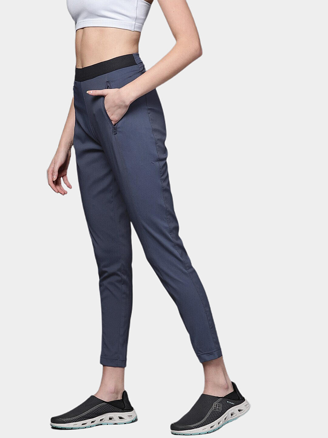 Columbia Womens Navy Omni-Shield On The Go Hybrid Pant