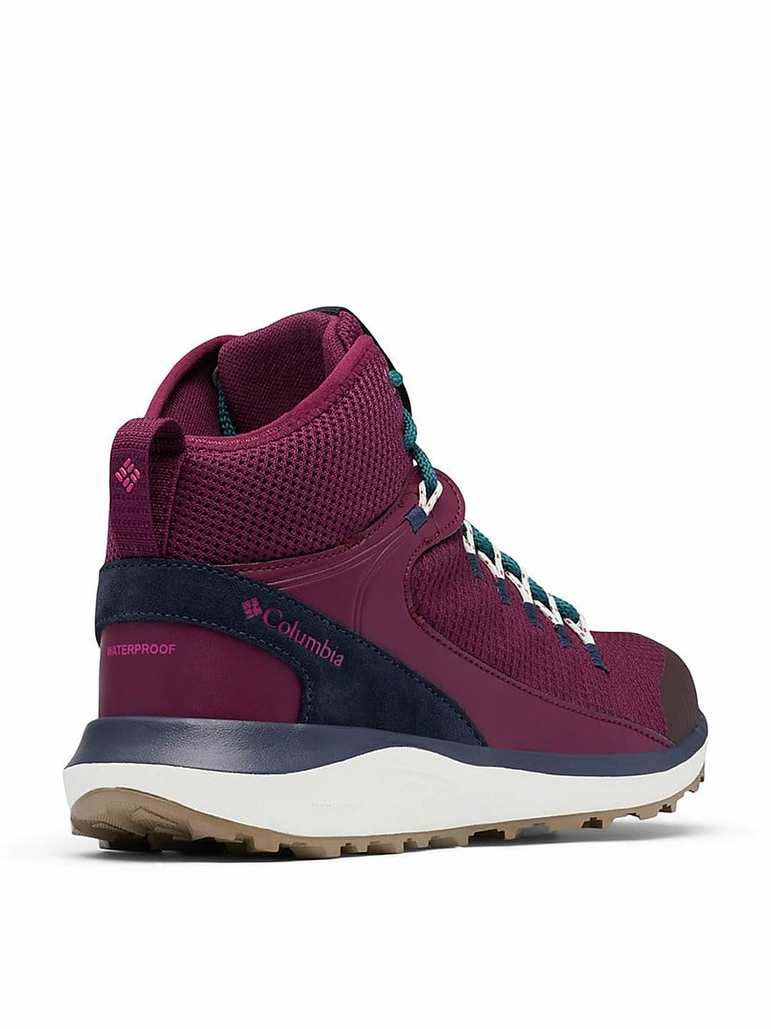 Columbia Women Red Trailstorm Mid Shoes (Waterproof)