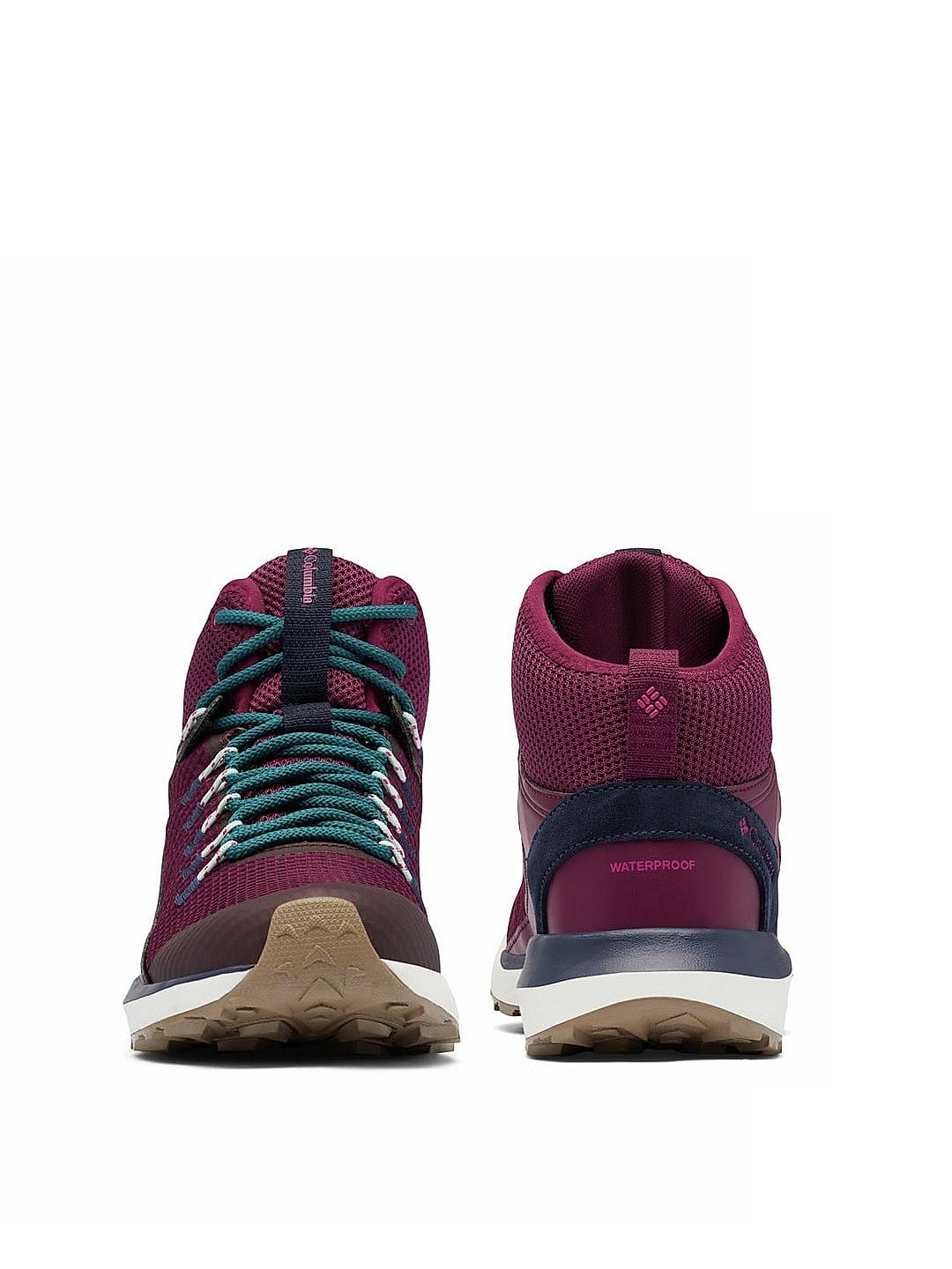 Columbia Women Red Trailstorm Mid Shoes (Waterproof)