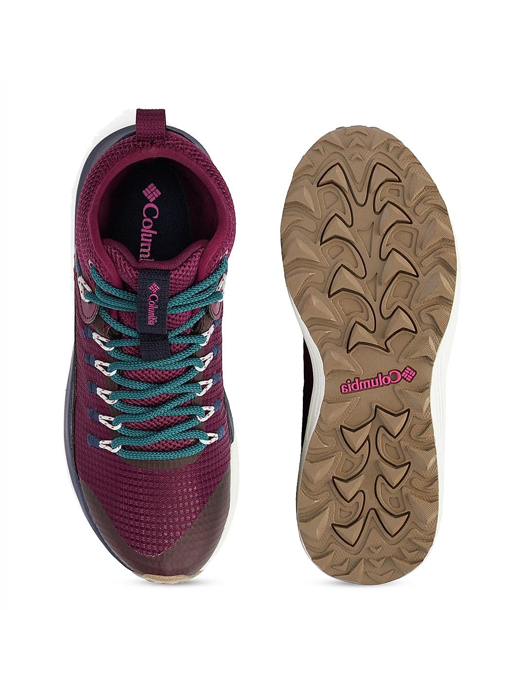 Columbia Women Red Trailstorm Mid Shoes (Waterproof)