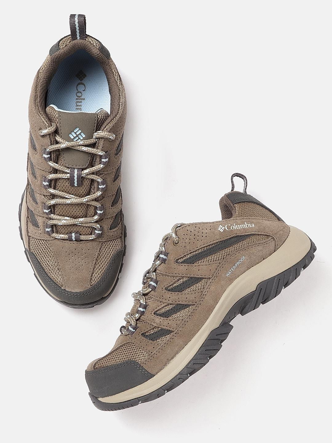 Columbia Women Brown Crestwood Shoes (Waterproof)