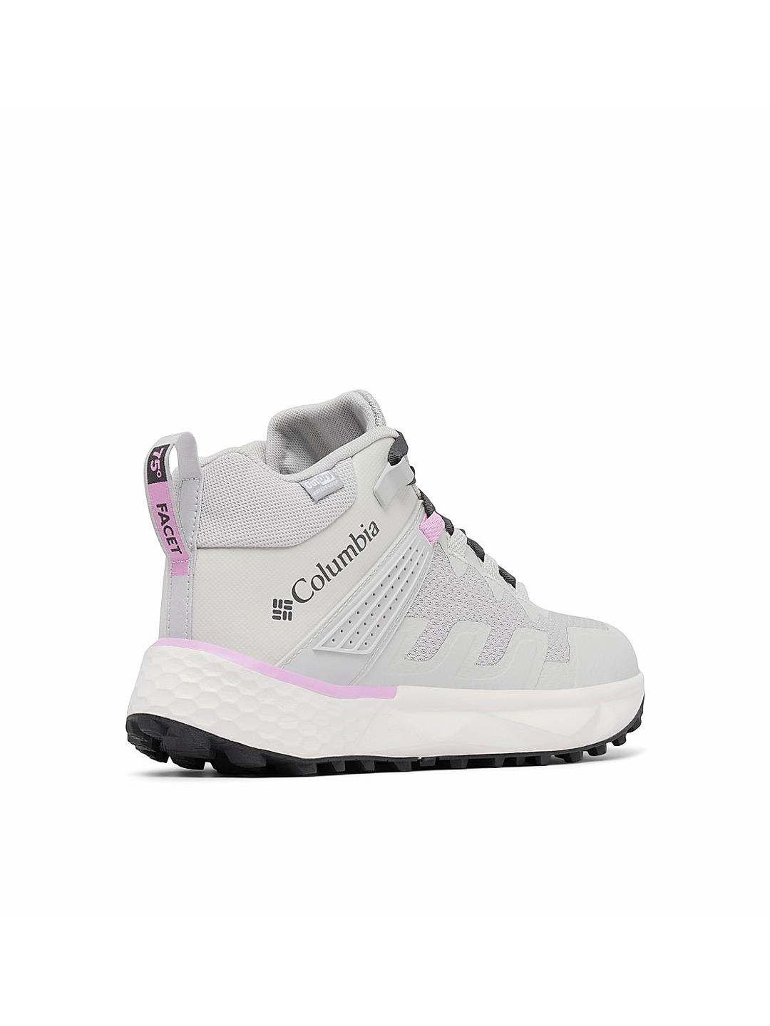 Columbia Womens Grey Facet 75 Mid Outdry Shoes