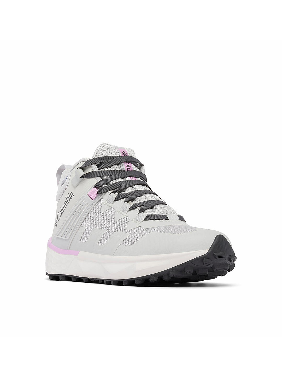 Columbia Womens Grey Facet 75 Mid Outdry Shoes