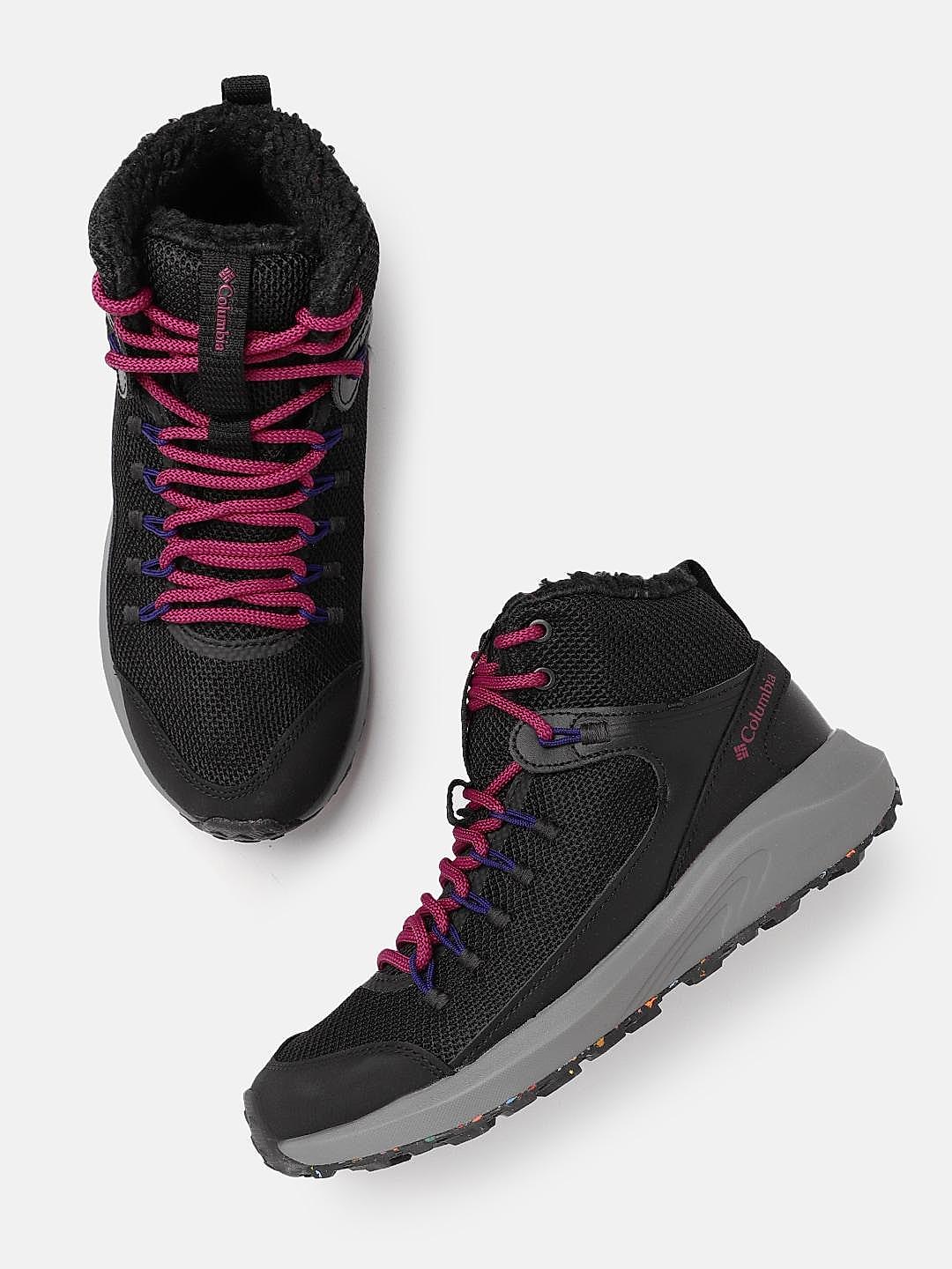 Columbia Women Black Trailstorm Mid Omni Heat Boots (Waterproof)