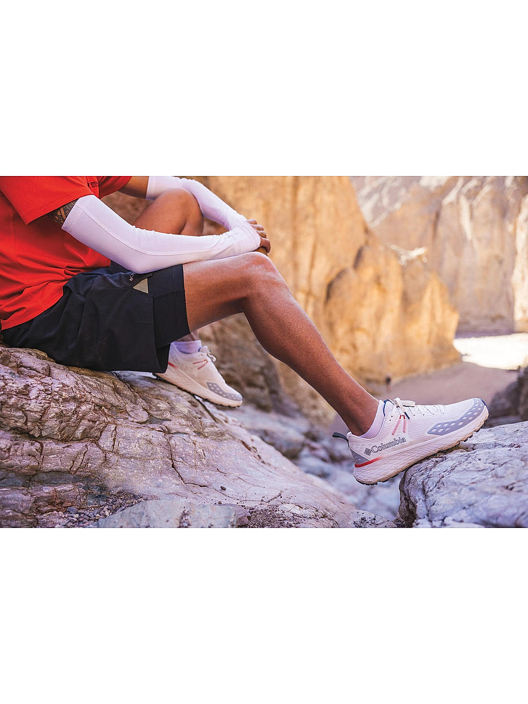 Columbia Men White Konos TRS Shoes 