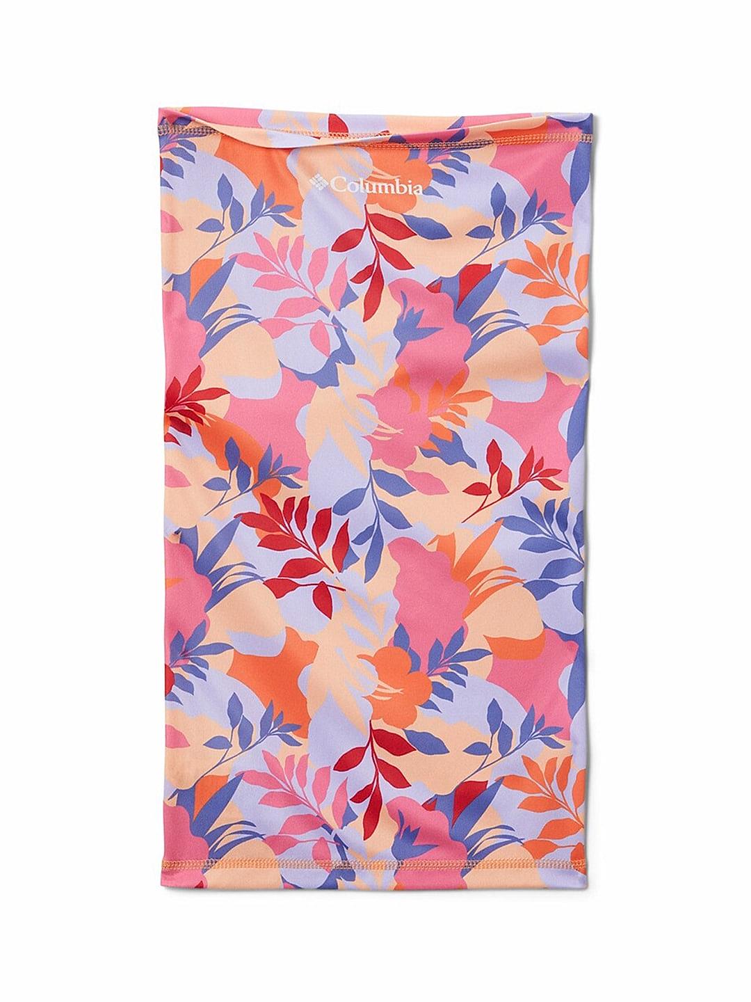 Columbia Unisex Red Summerdry Printed Neck Gaiter (Sun Protection)