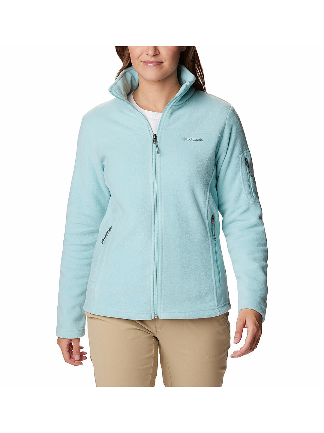 Columbia Womens Blue Fast Trek II Fleece Jacket