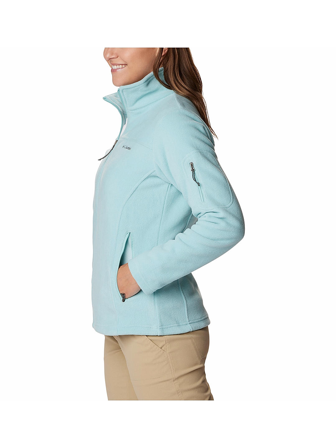 Columbia Womens Blue Fast Trek II Fleece Jacket