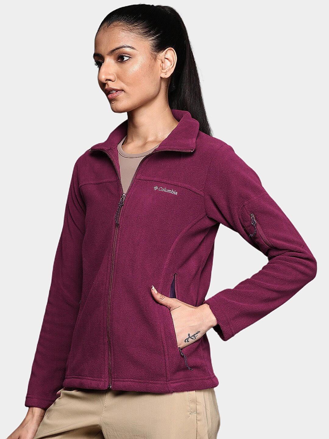 Buy Red Fast Trek Ii Jacket for Women Online at Columbia Sportswear 488231
