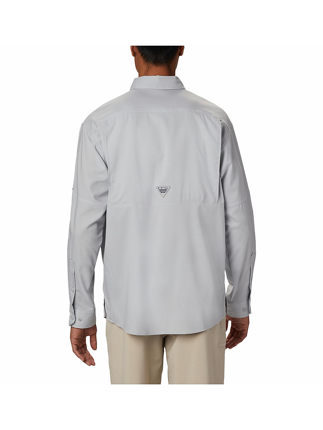 Columbia Mens Grey Omni-Wick Low Drag Offshore Long Sleeve Shirt