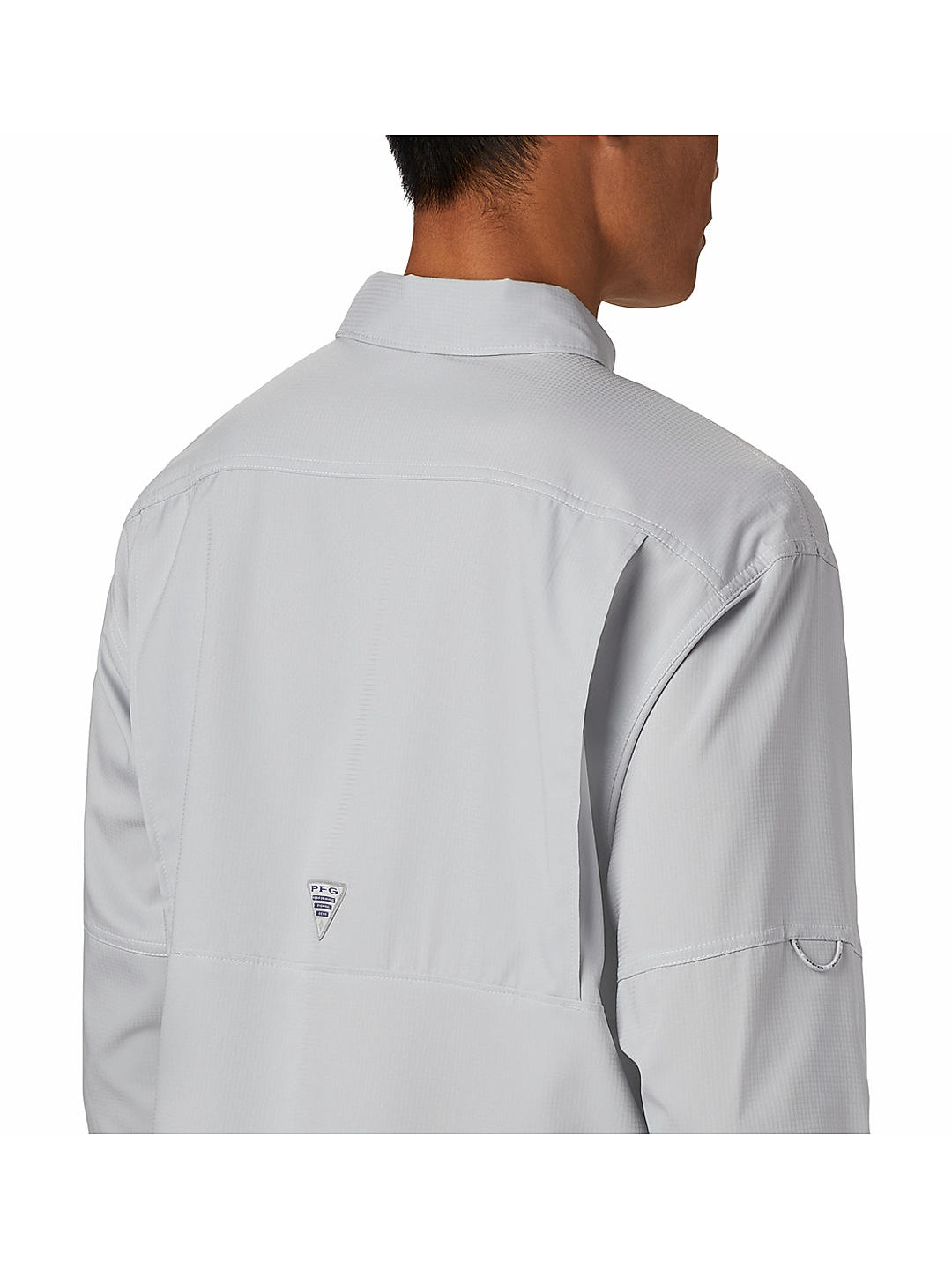 Columbia Mens Grey Omni-Wick Low Drag Offshore Long Sleeve Shirt