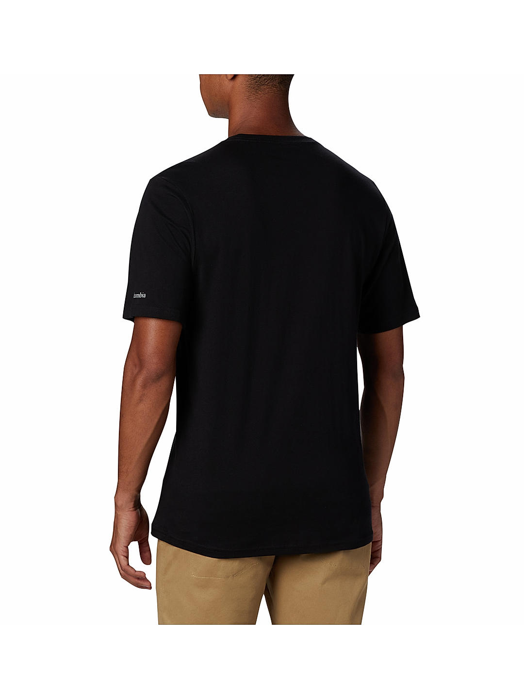 Columbia Mens Black CSC Basic Logo Short Sleeve Tshirt