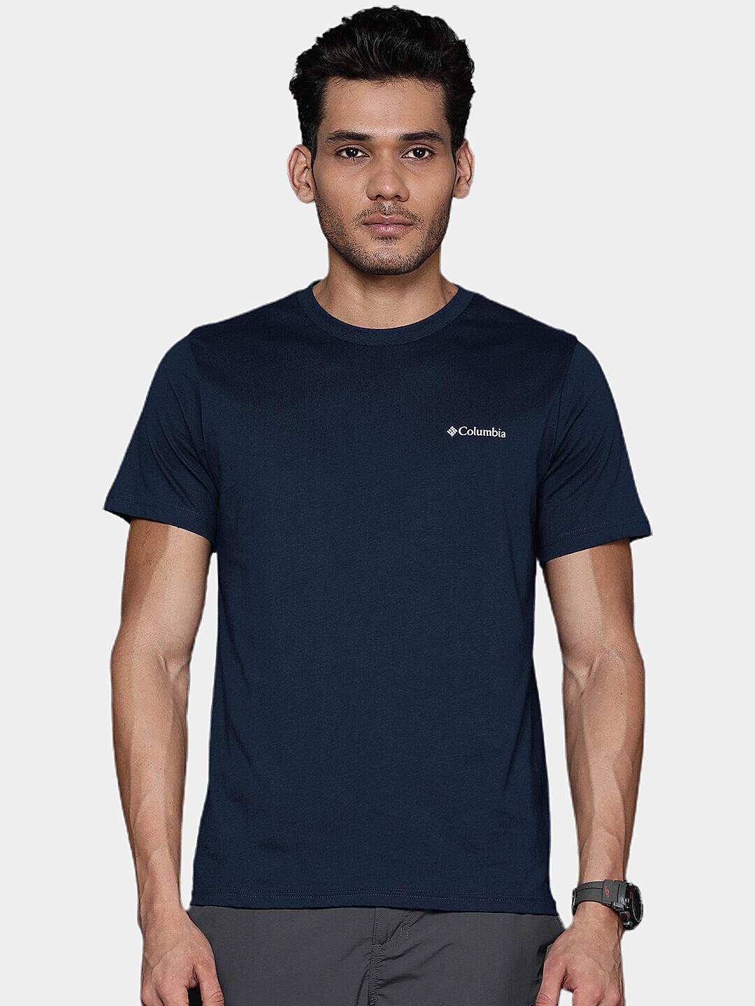 Columbia Mens Navy CSC Basic Logo Short Sleeve Tshirt