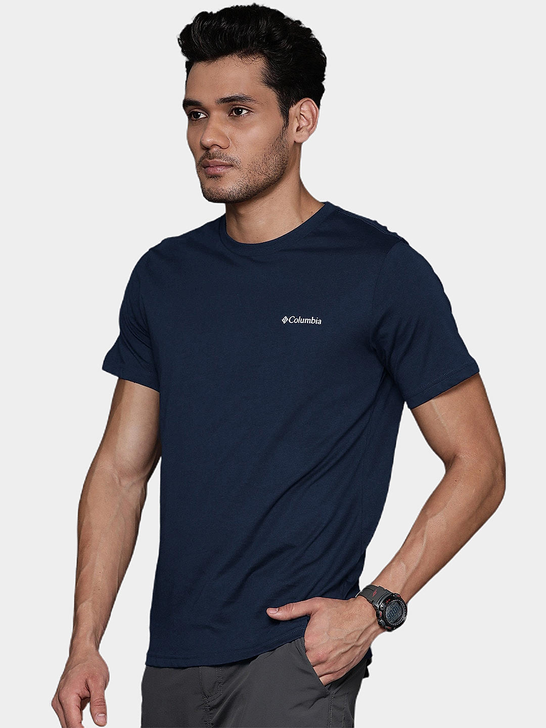 Columbia Mens Navy CSC Basic Logo Short Sleeve Tshirt