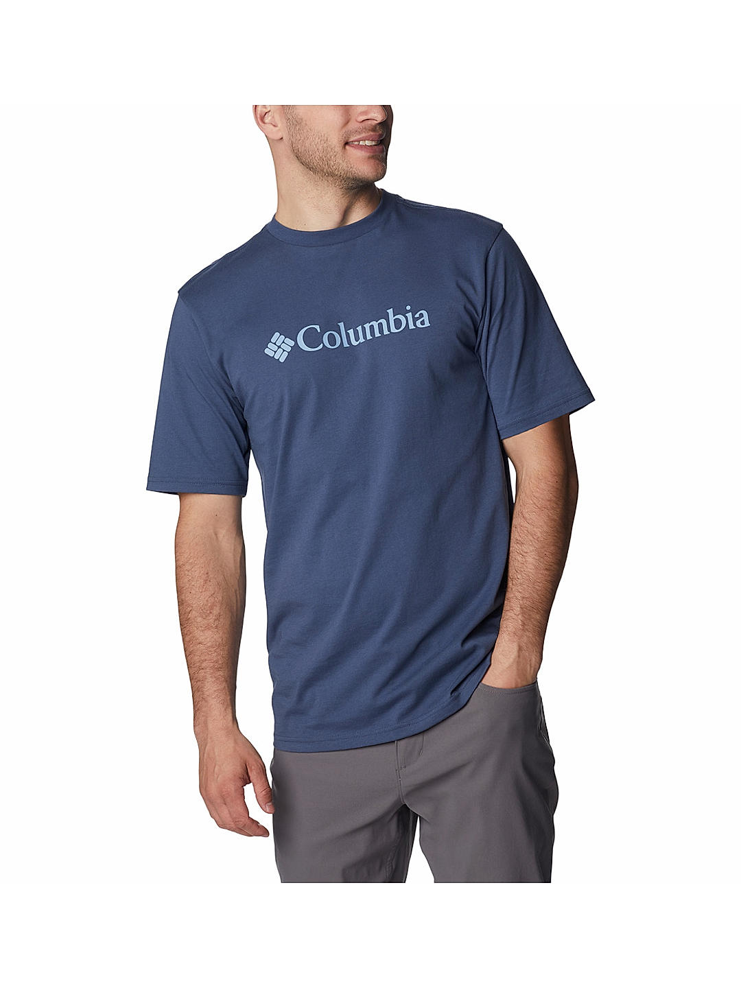 Columbia Mens Navy CSC Basic Logo Short Sleeve Tshirt