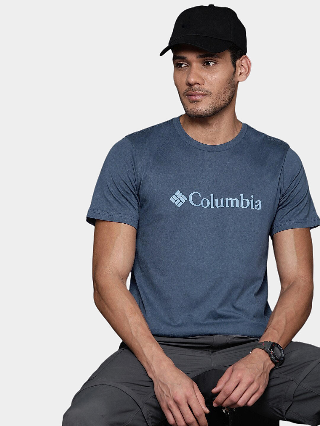 Columbia Mens Navy CSC Basic Logo Short Sleeve Tshirt