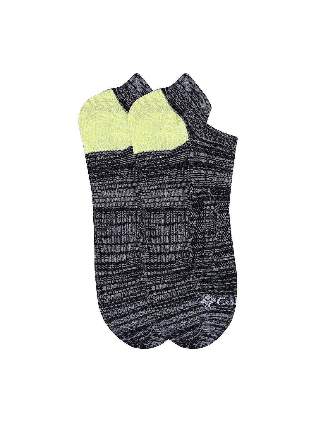Columbia Men Black Socks Mn Nosho-Actv-Spcdye (Pair of 2) (Not Returnable)
