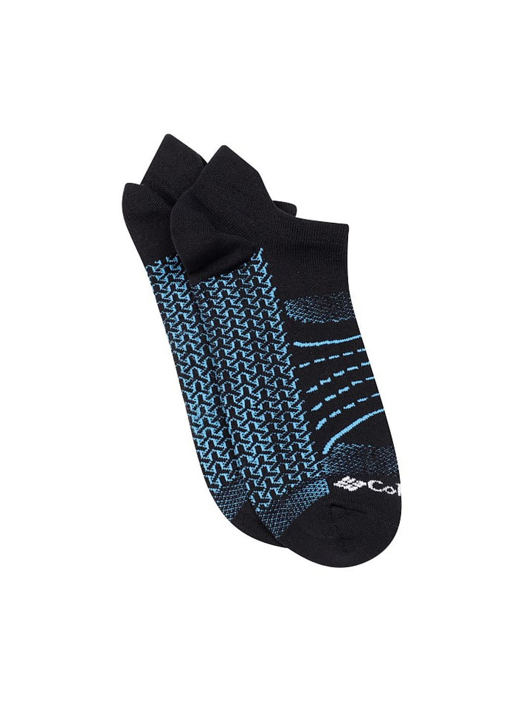 Columbia Women Pack of 2 Patterned Ankle Length Mapped No-Show Lightweight Socks (Not Returnable)