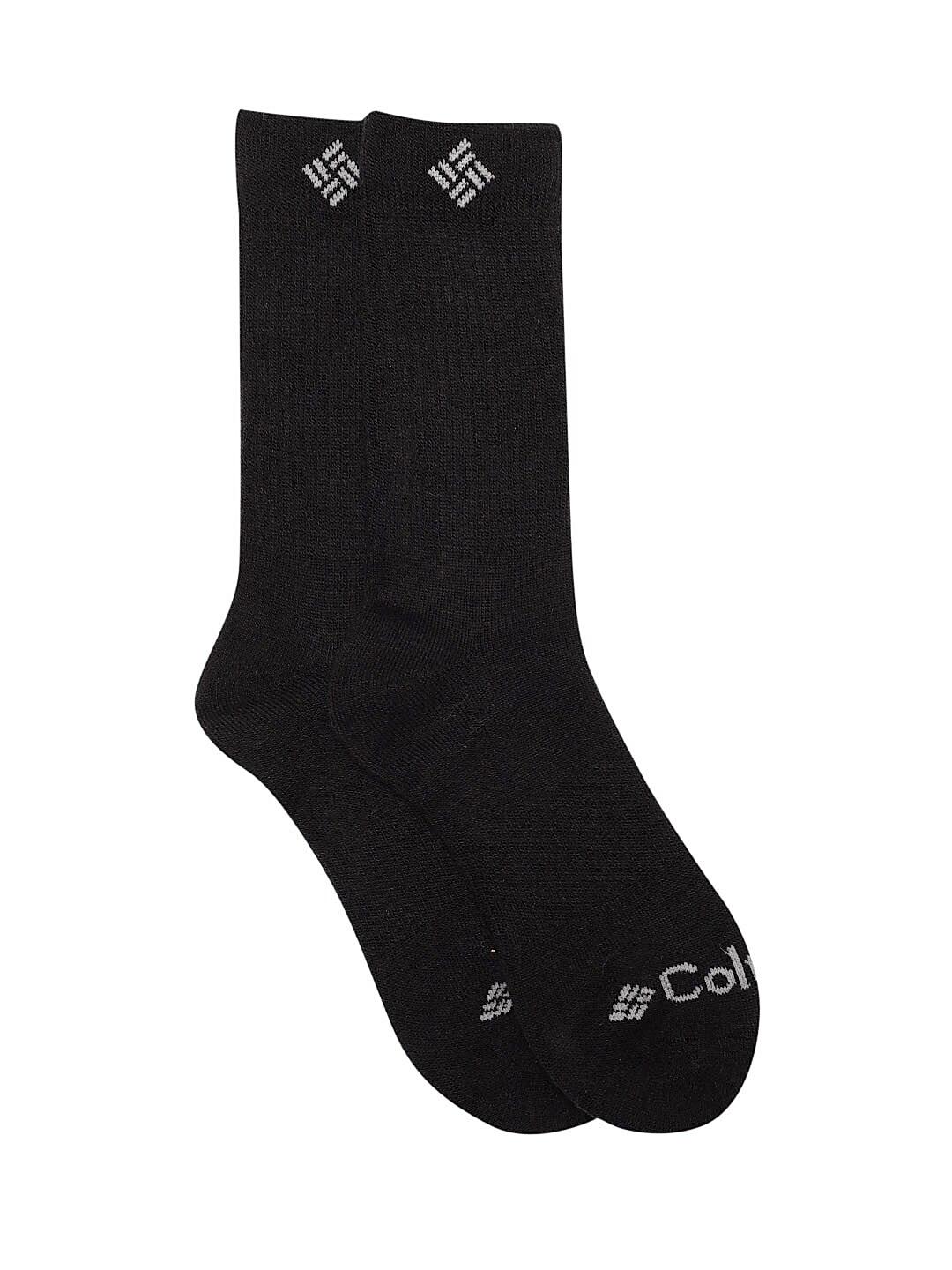Columbia Men Black Socks Mn Wool Thermal Crew (Pair of 2) (Not Returnable)