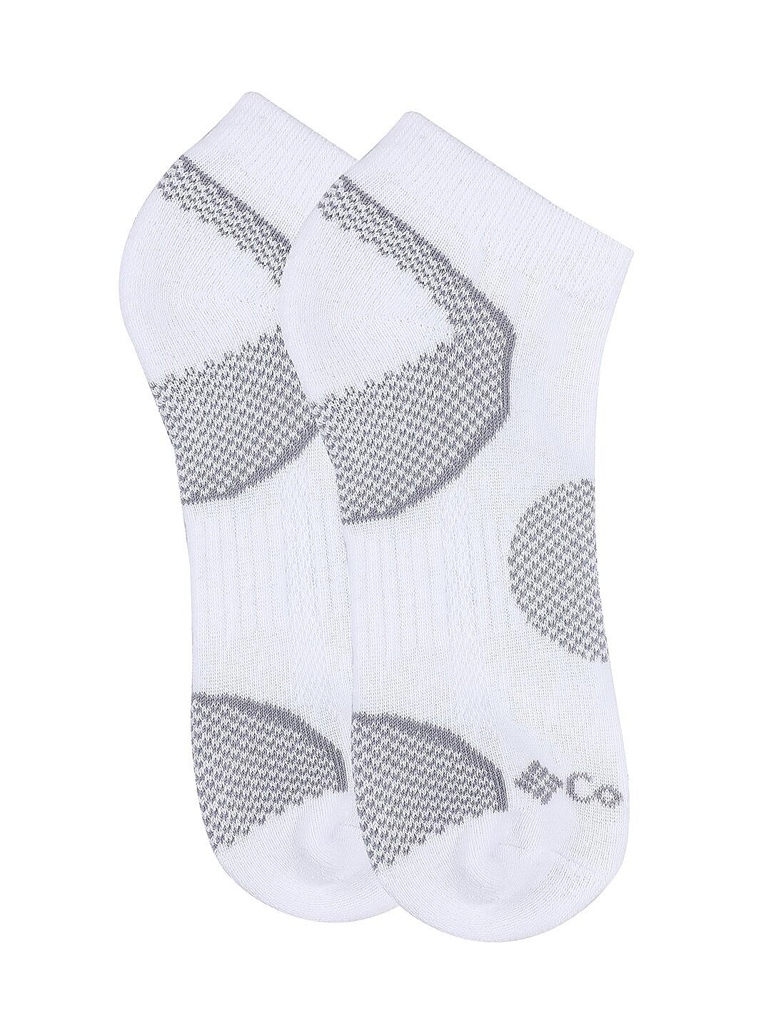 Columbia Women White Socks Wm Bal Pt Walk Locut (Pair of 2) (Not Returnable)