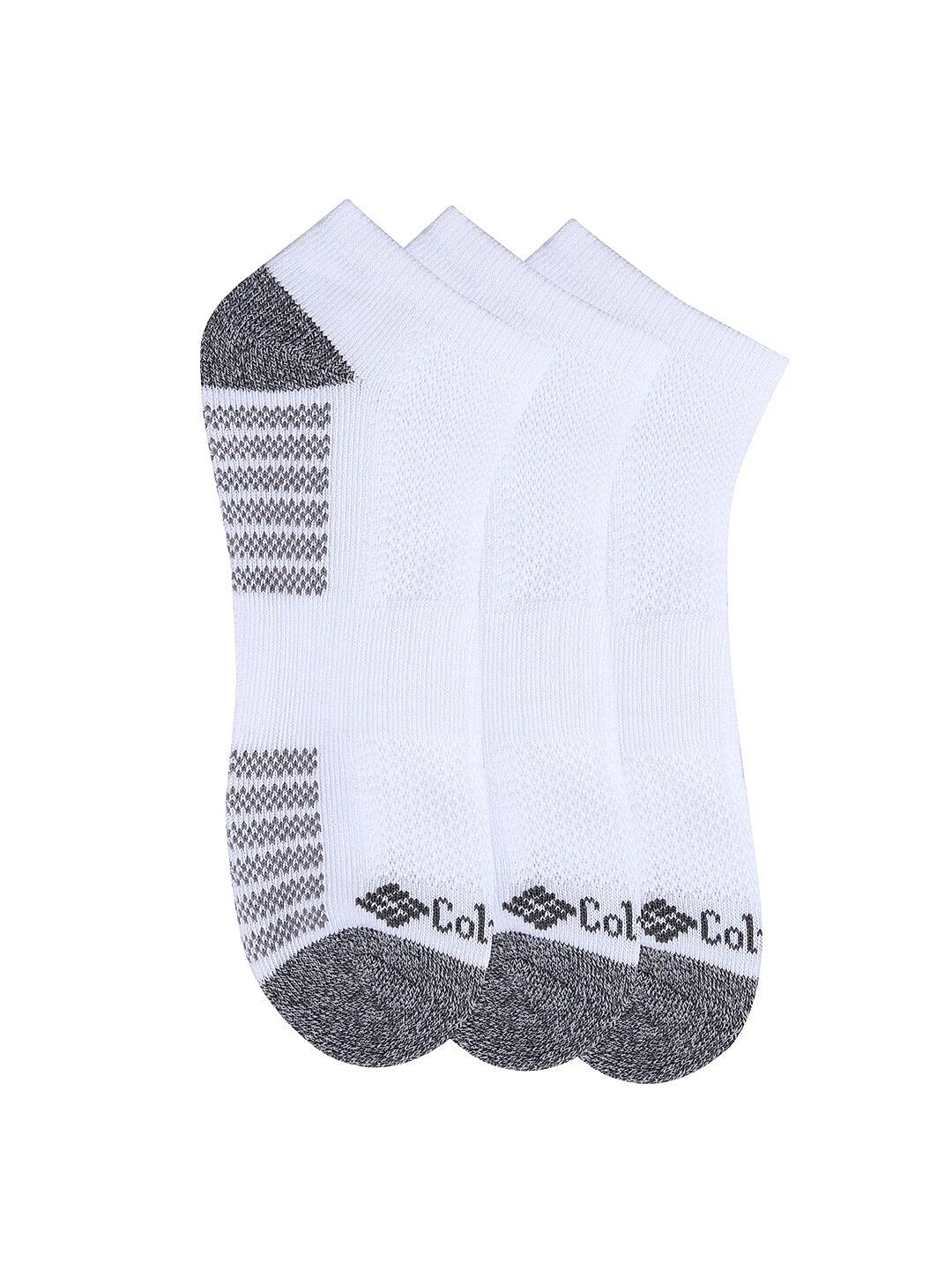 Columbia Men Grey Socks Mn Ns/Piq Ftbed (Pair of 6) (Not Returnable)