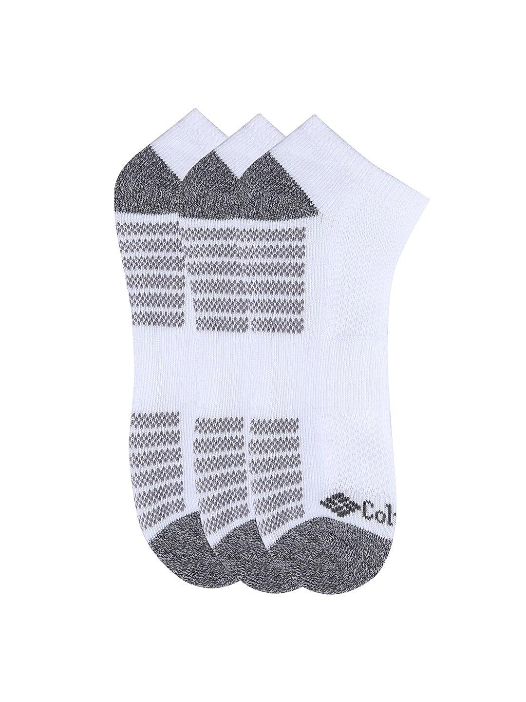 Columbia Men Grey Socks Mn Ns/Piq Ftbed (Pair of 6) (Not Returnable)
