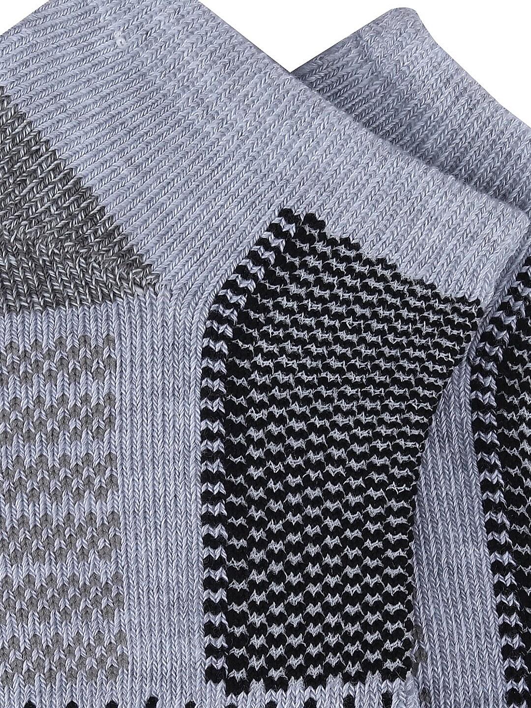 Columbia Men Grey Socks Mn Ns/Piq Ftbed (Pair of 6) (Not Returnable)
