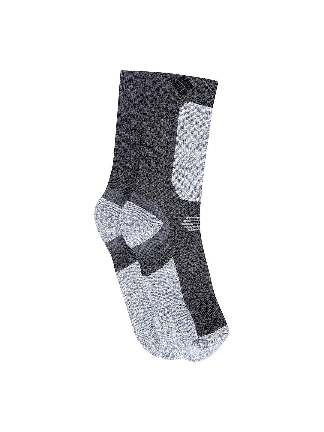 Columbia Unisex Grey Socks Ux Hk-Ltcropcrew (Pair of 1) (Not Returnable)