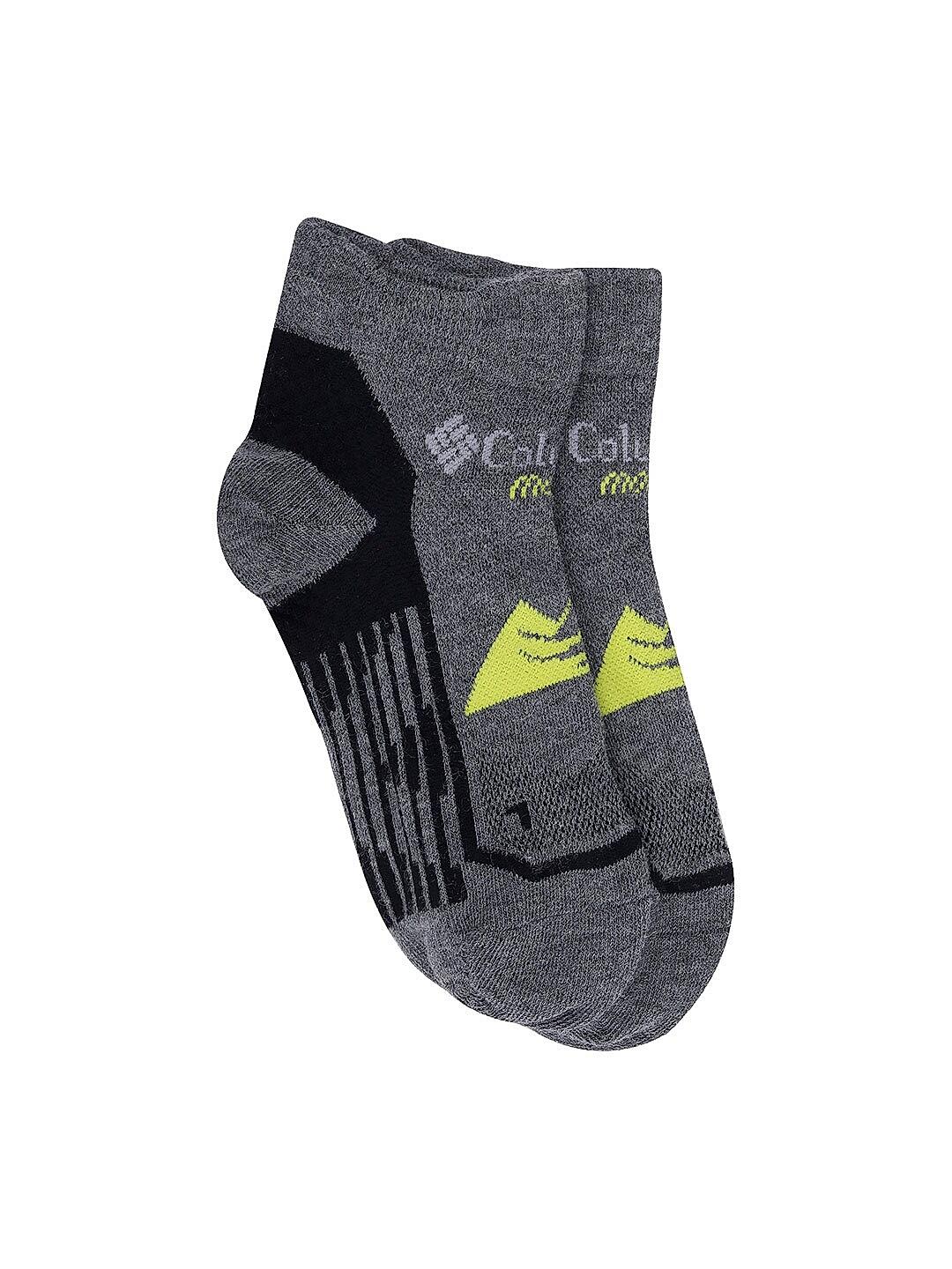 Columbia Unisex Grey Socks Ux Run Lc-Optical (Pair of 1) (Not Returnable)