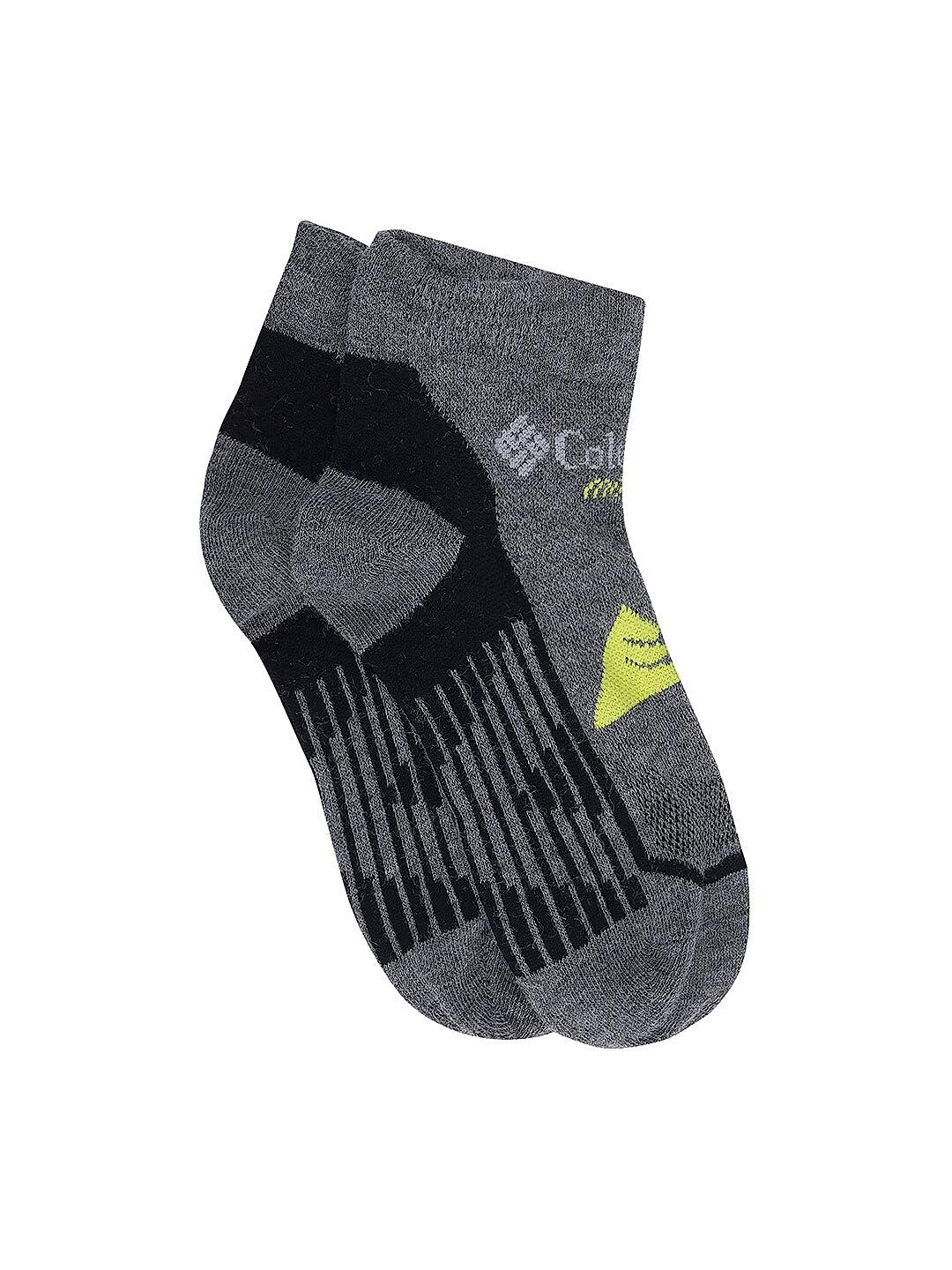 Columbia Unisex Grey Socks Ux Run Lc-Optical (Pair of 1) (Not Returnable)