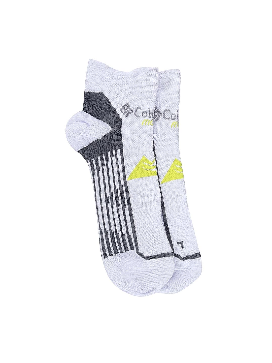 Columbia Unisex White Socks Ux Run Lc-Optical (Pair of 1) (Not Returnable)