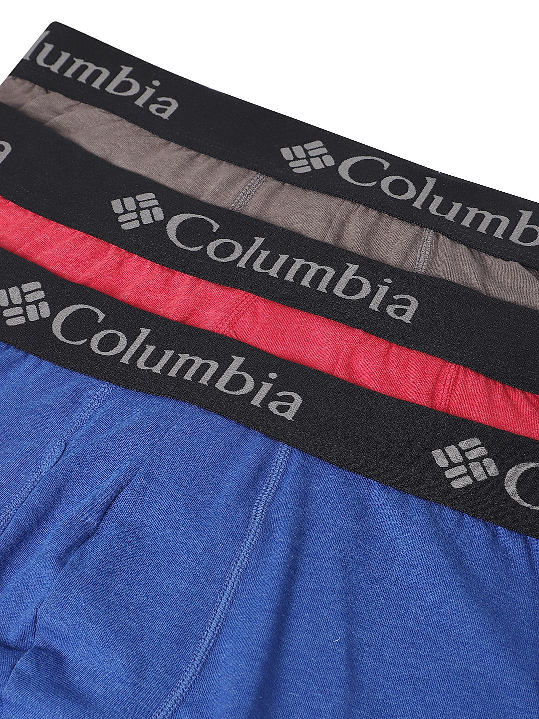 Columbia Men Multi Performance Cotton / Stretch Boxer Briefs Packe of 3  (Not Returnable)