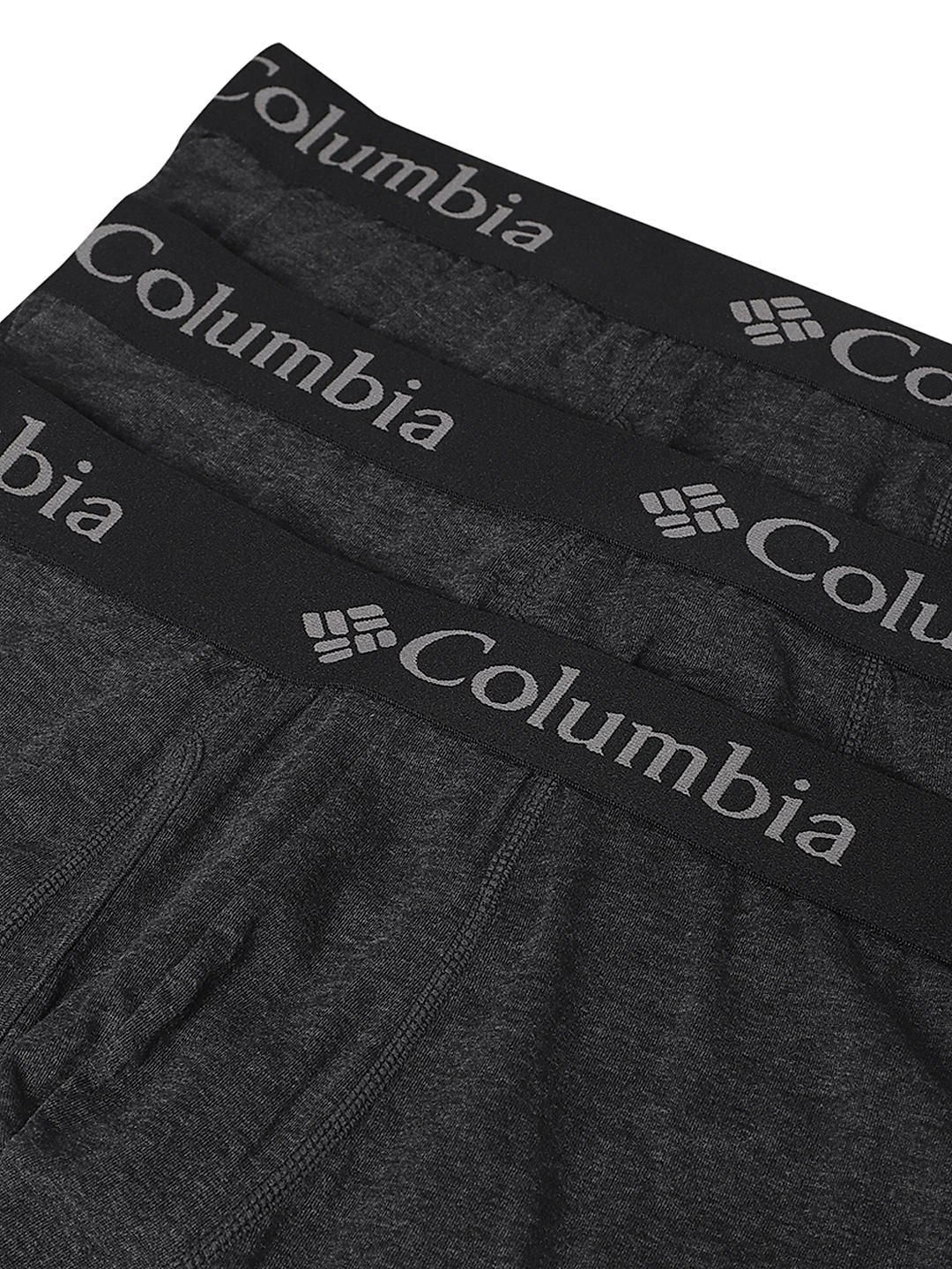 Columbia Men Black Performance Cotton / Stretch Boxer Briefs Packe of 3  (Not Returnable)