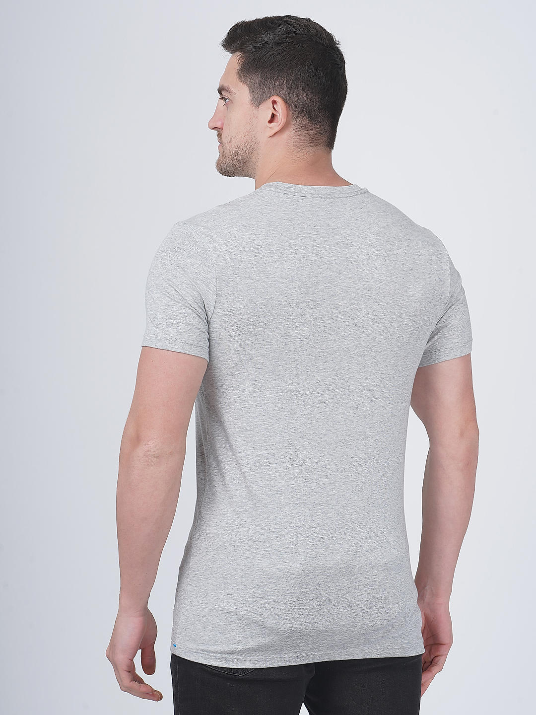 Columbia Men Black Cotton/Stretch Crew-Neck Tshirts Pack of 3 (Not Returnable)