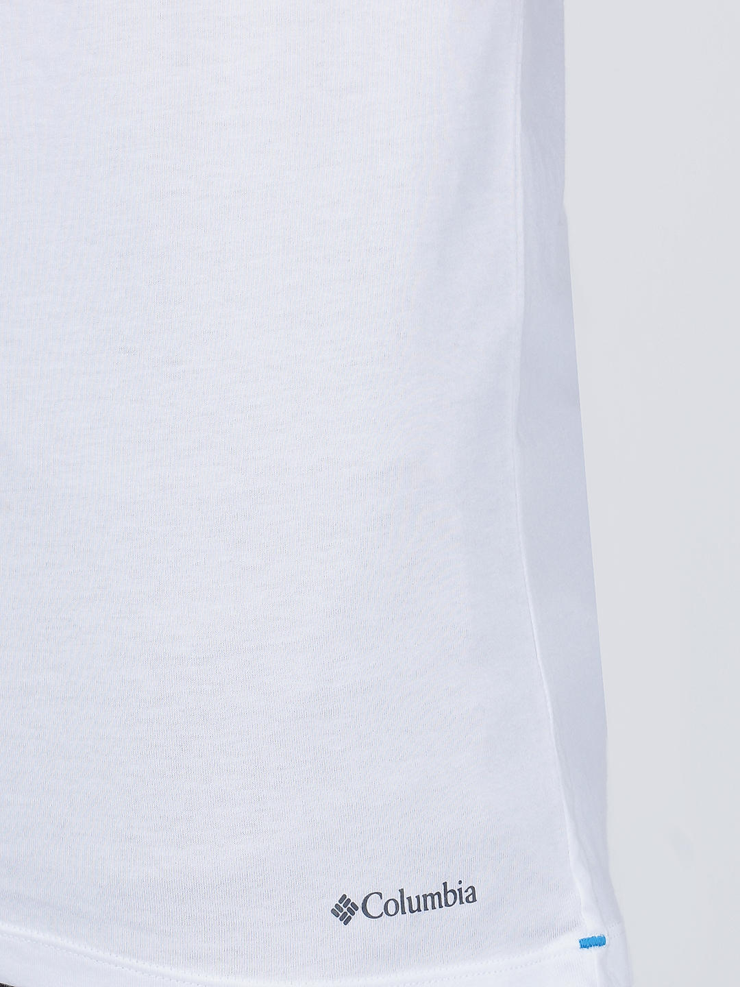 Columbia Men White Pure Cotton V-Neck Classic Fit Tshirts Pack of 3 (Not Returnable)