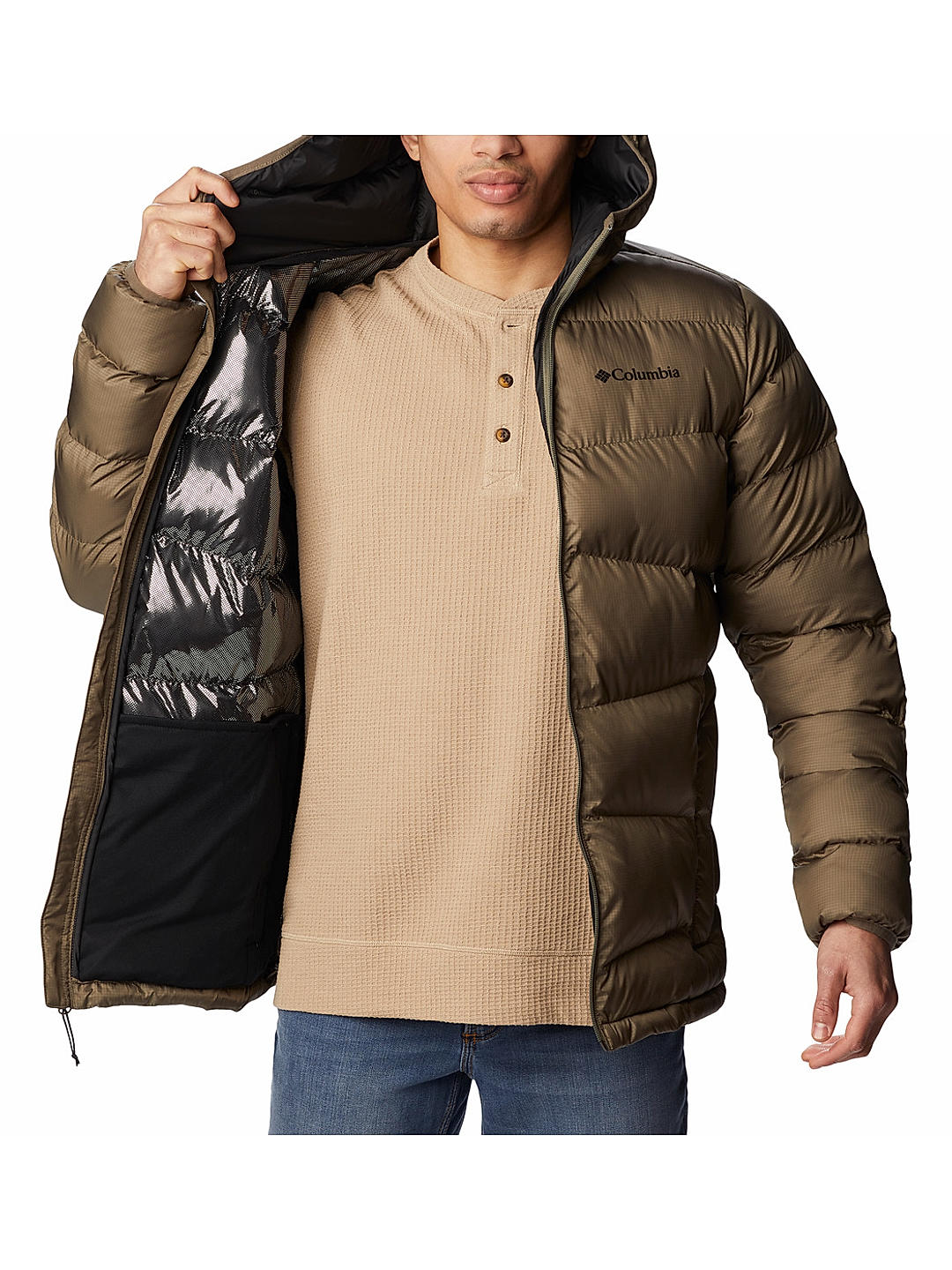 Buy Green Fivemile Butte Hooded Jacket for Men Online at Columbia Sportswear 518077