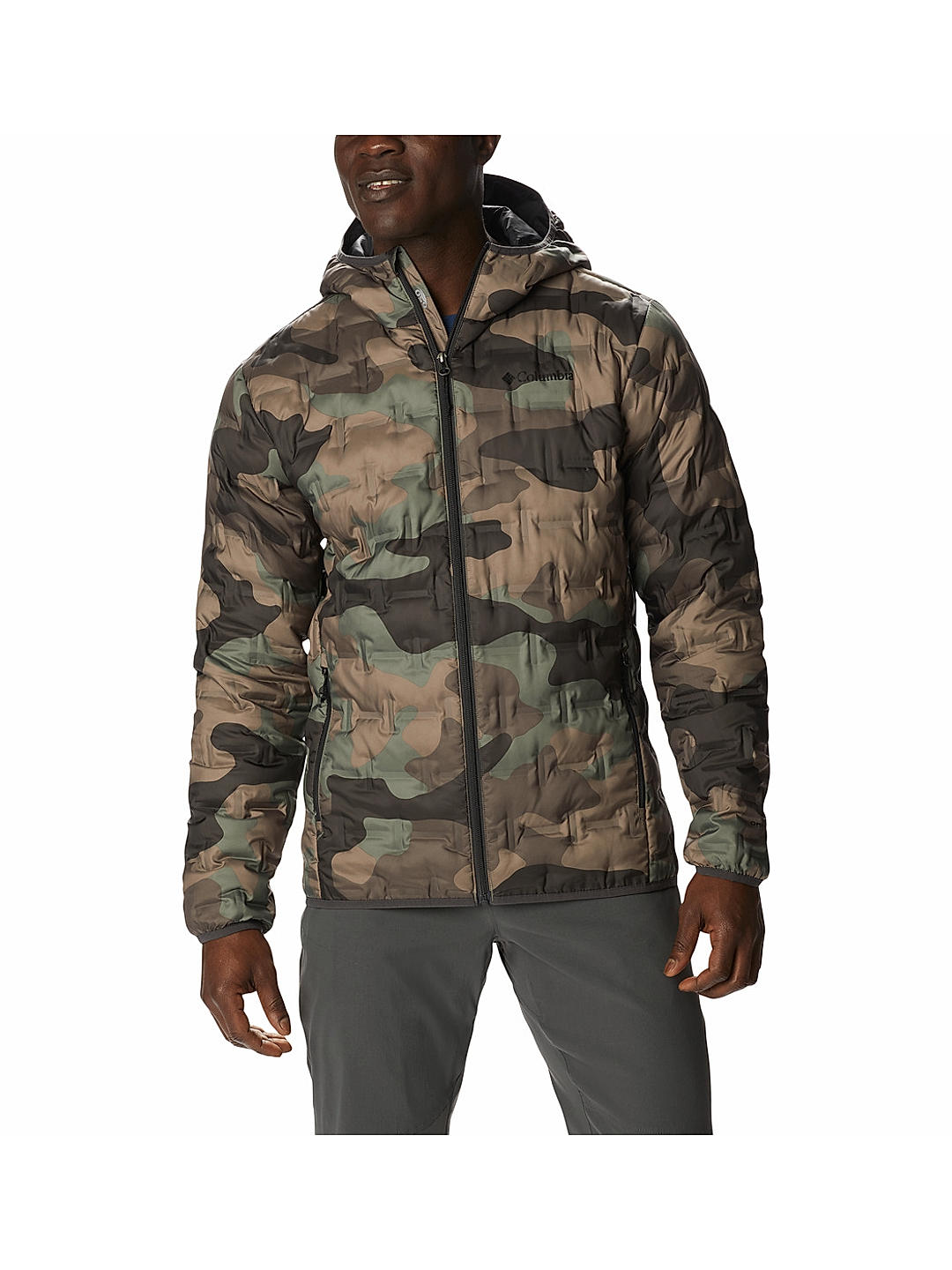 Buy Green Delta Ridge Down Hooded Jacket for Men Online at Columbia Sportswear 488274
