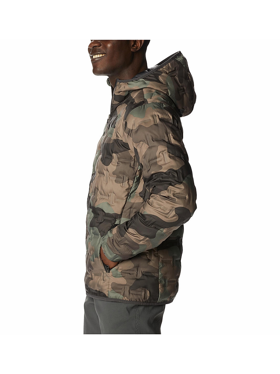 Buy Green Delta Ridge Down Hooded Jacket for Men Online at Columbia Sportswear 488274