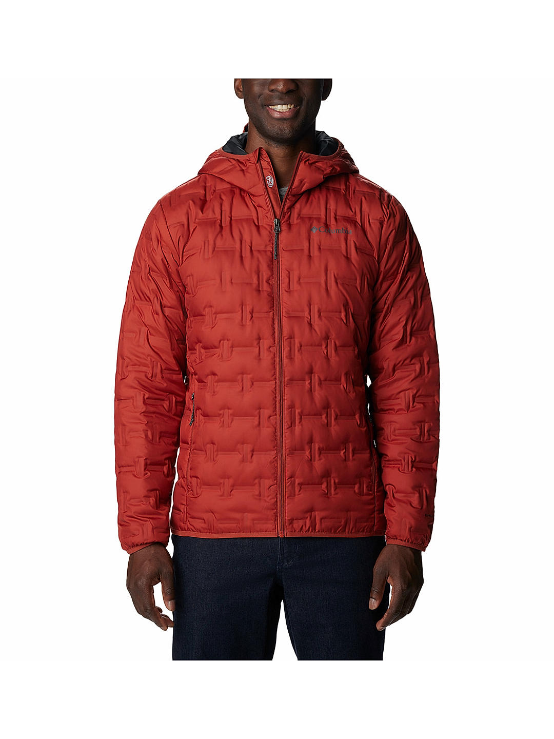 Red down jacket store