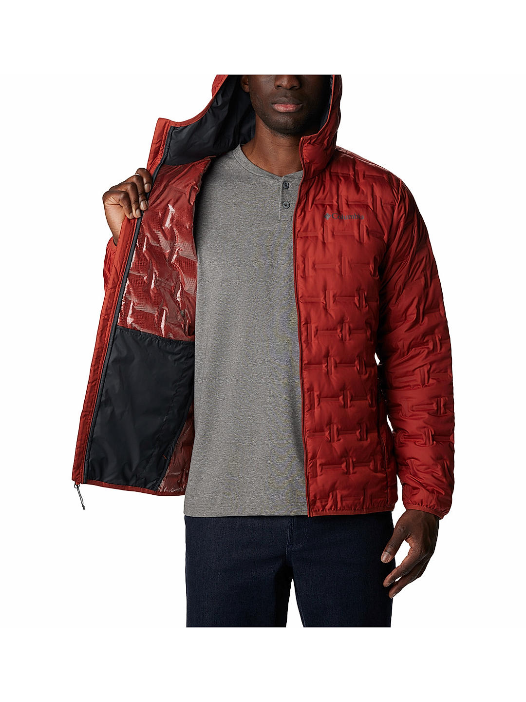 Thin columbia puffer jacket top