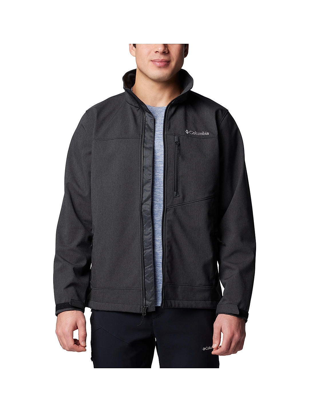 Columbia Mens Black Cruiser Valley II Softshell Jacket