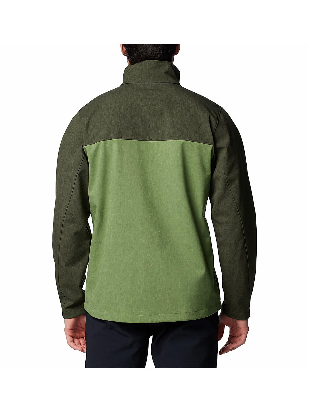 Columbia Mens Green Omnishield Cruiser Valley II Softshell Water and Wind Resistant Jacket