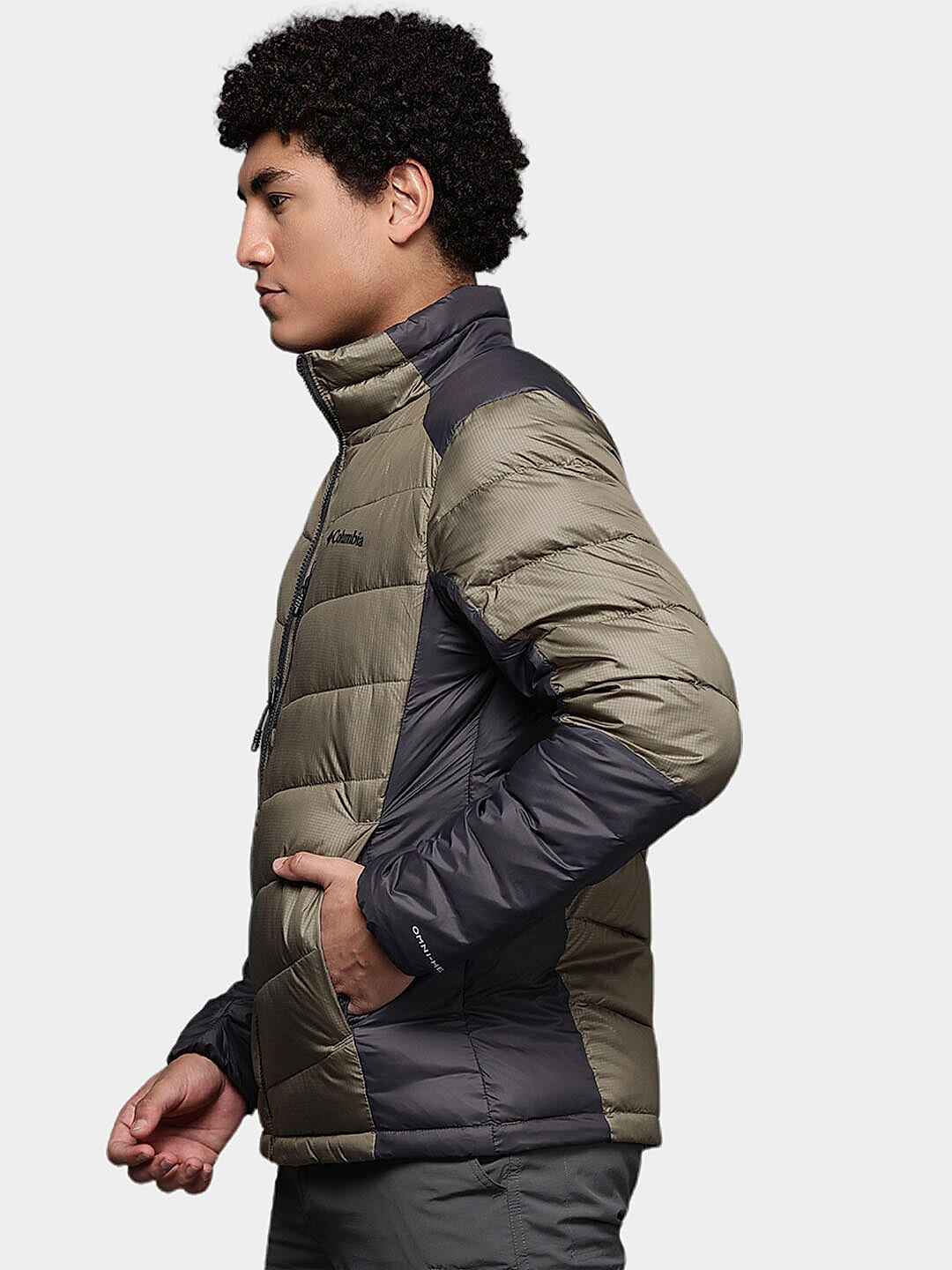 Columbia Mens Green Omni-Heat Infinity Labyrinth Loop Jacket