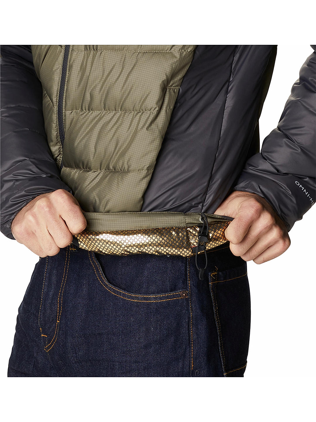 Columbia Mens Green Omni-Heat Infinity Labyrinth Loop Jacket