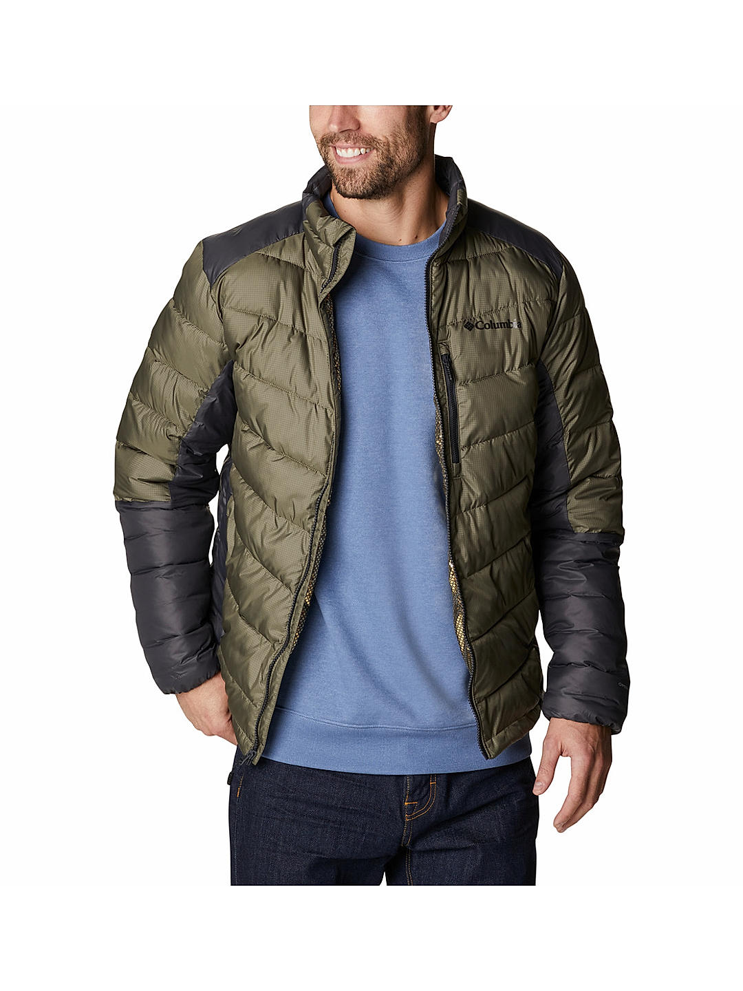 Columbia Mens Green Omni-Heat Infinity Labyrinth Loop Jacket
