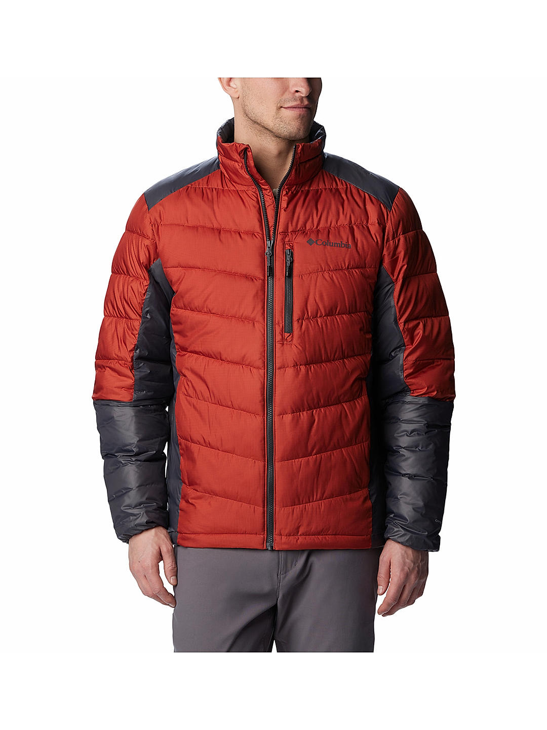 Columbia Mens Orange Omni-Heat Infinity Labyrinth Loop Jacket