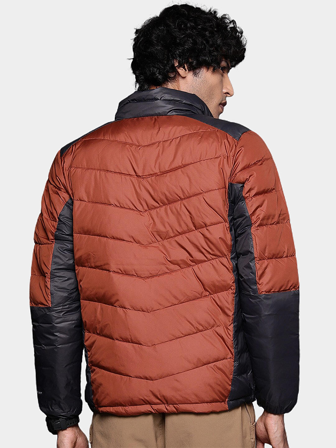 Columbia Mens Orange Omni-Heat Infinity Labyrinth Loop Jacket