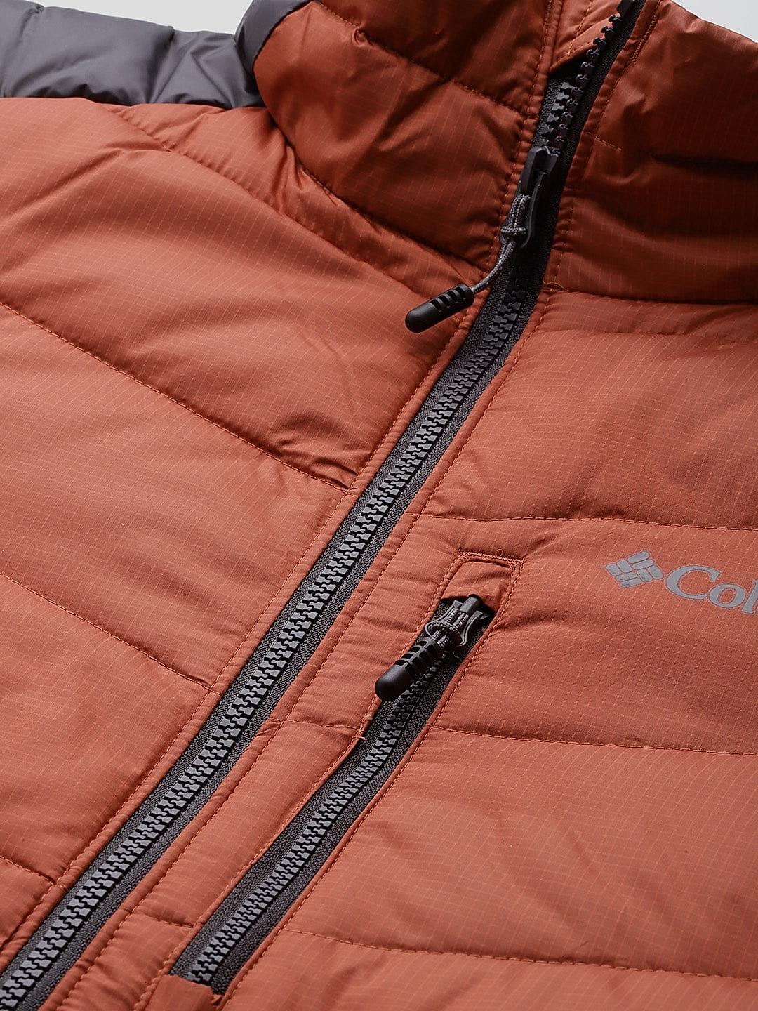 Columbia Mens Orange Omni-Heat Infinity Labyrinth Loop Jacket