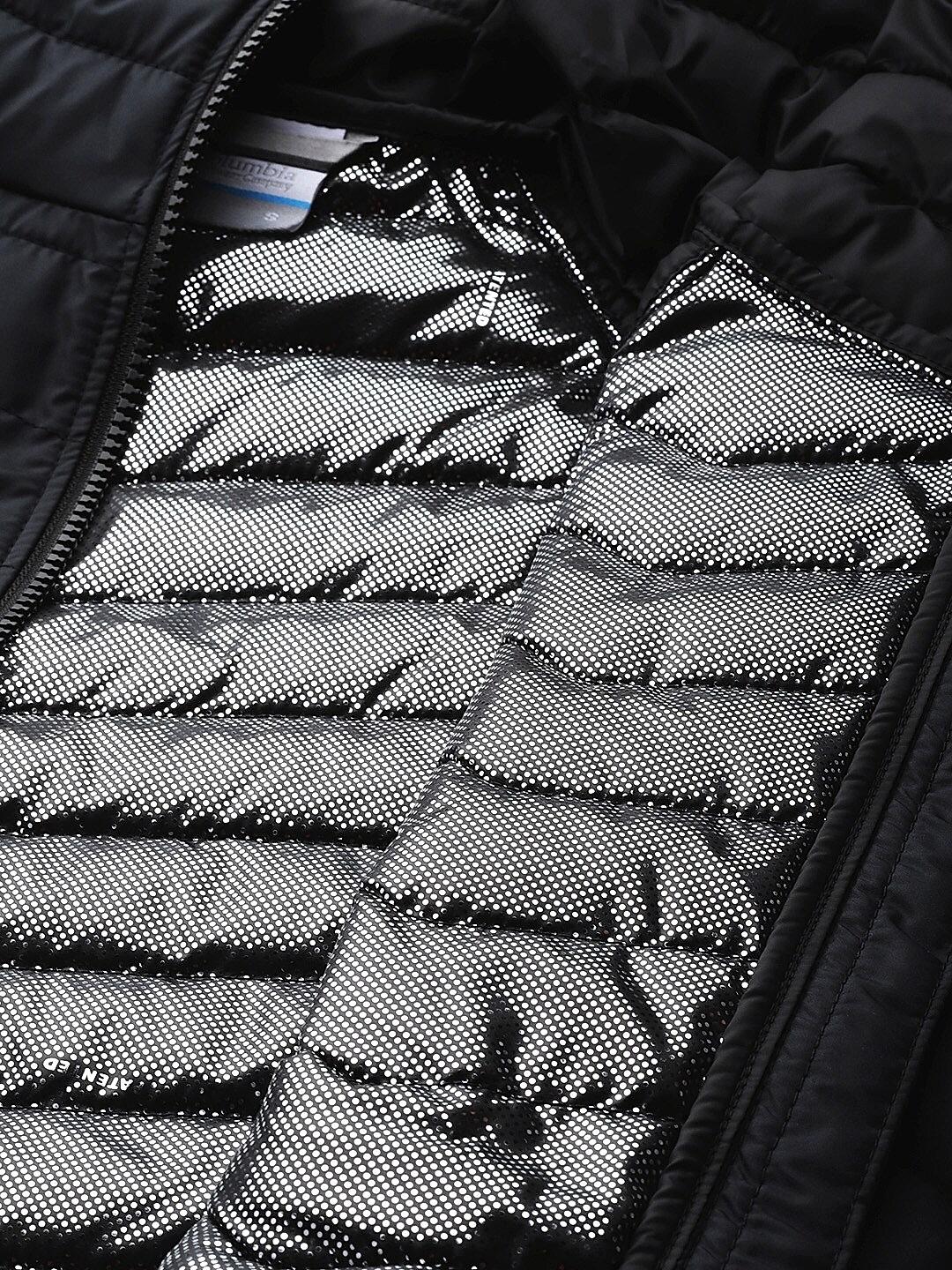 Columbia Womens Black Omni-Heat Reflective Powder Lite Jacket
